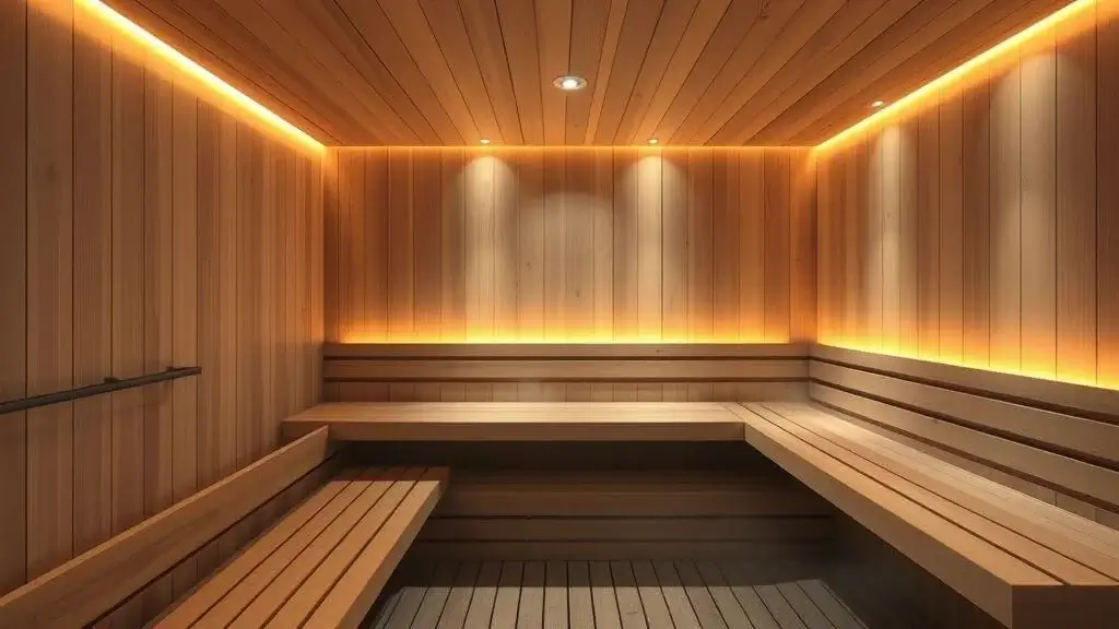 Sauna interior